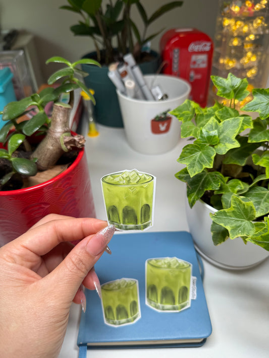Baen Matcha Sticker set of 3