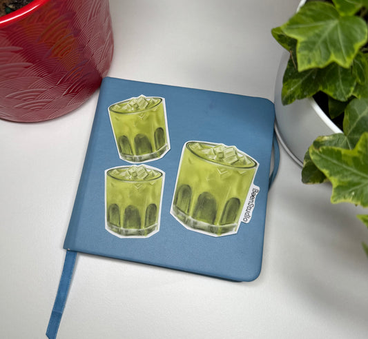 Baen Matcha Sticker set of 3