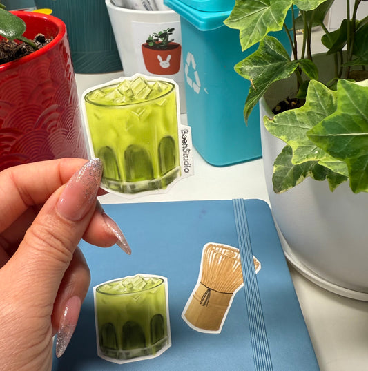 BaenMatcha Vinyl Sticker