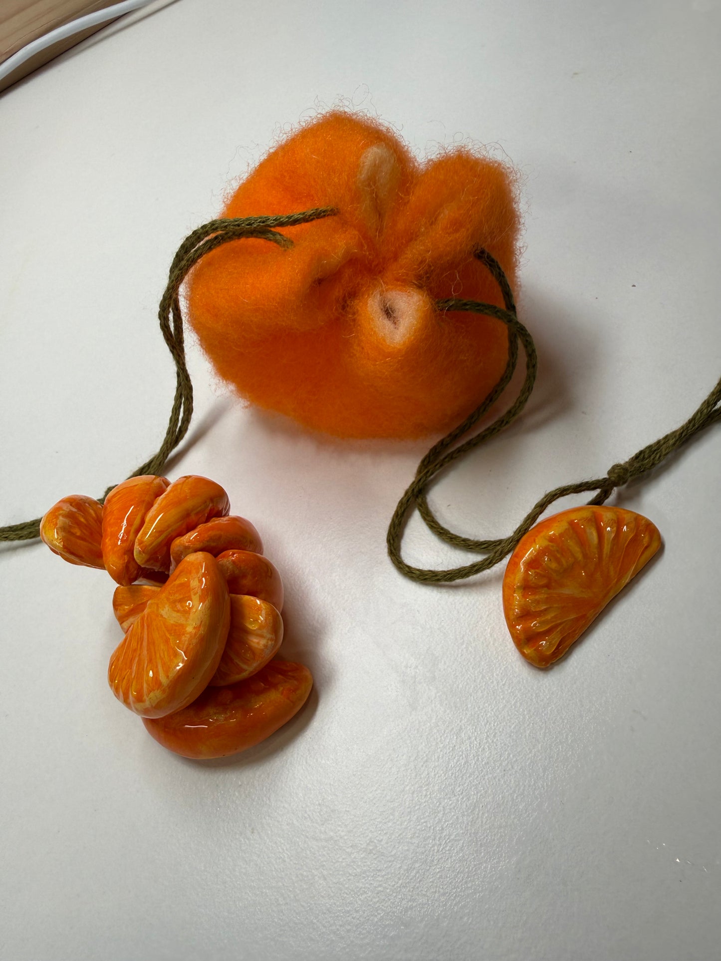PRE-ORDER | Tangerine Magnets with Felt Pouch