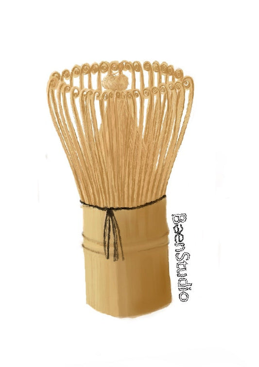 BaenMatcha Whisk Vinyl Sticker