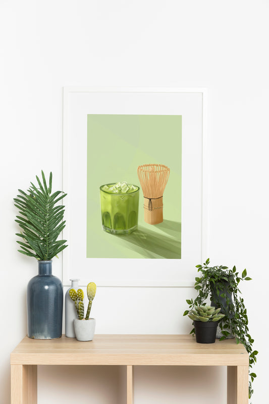 Baen Matcha print 8'x10'